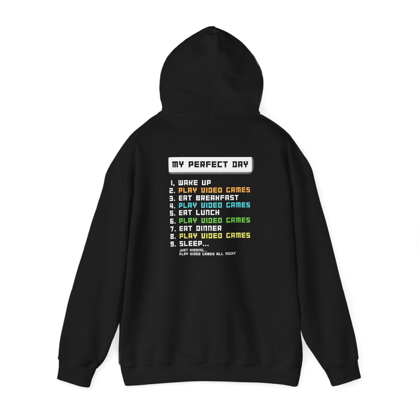 Gaming Life Unisex Heavy Blend™ Hooded Sweatshirt - Gamer's Daily Routine