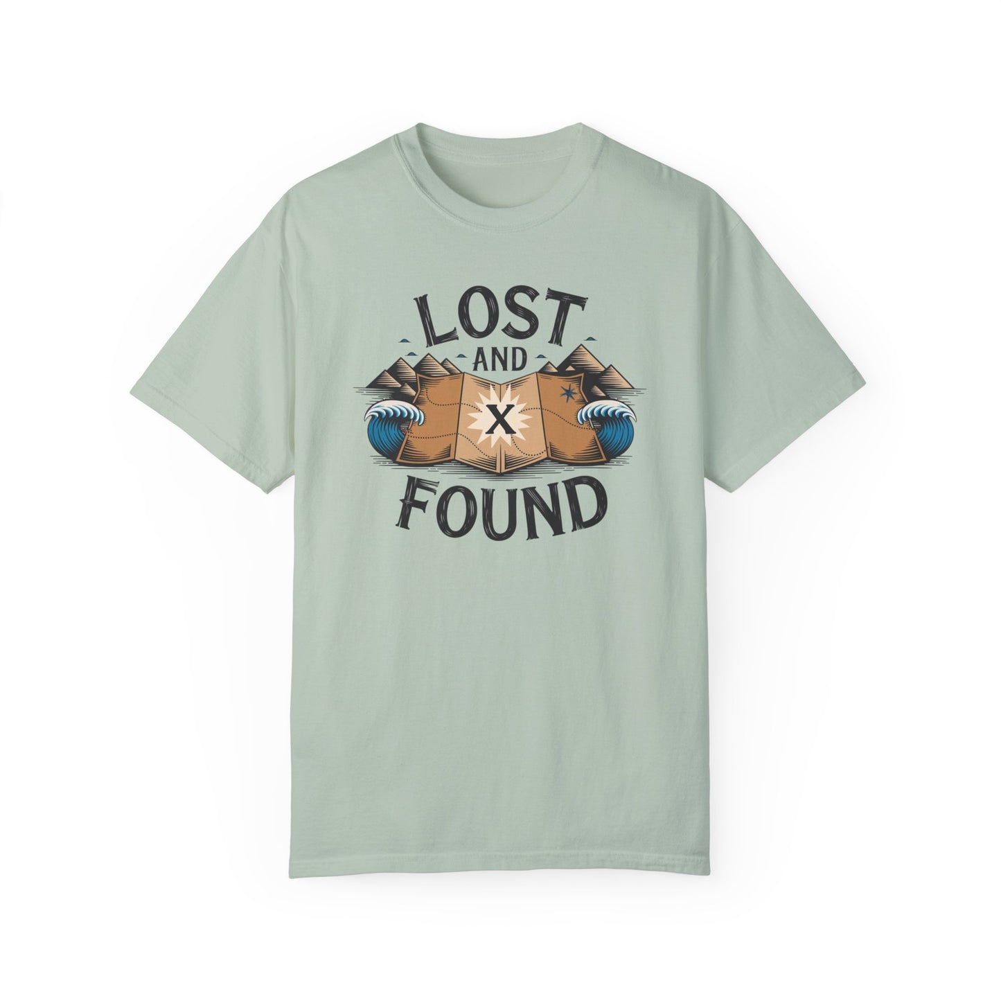 Unisex 'Lost and Found' Garment-Dyed T-Shirt - Adventure & Treasure Seekers