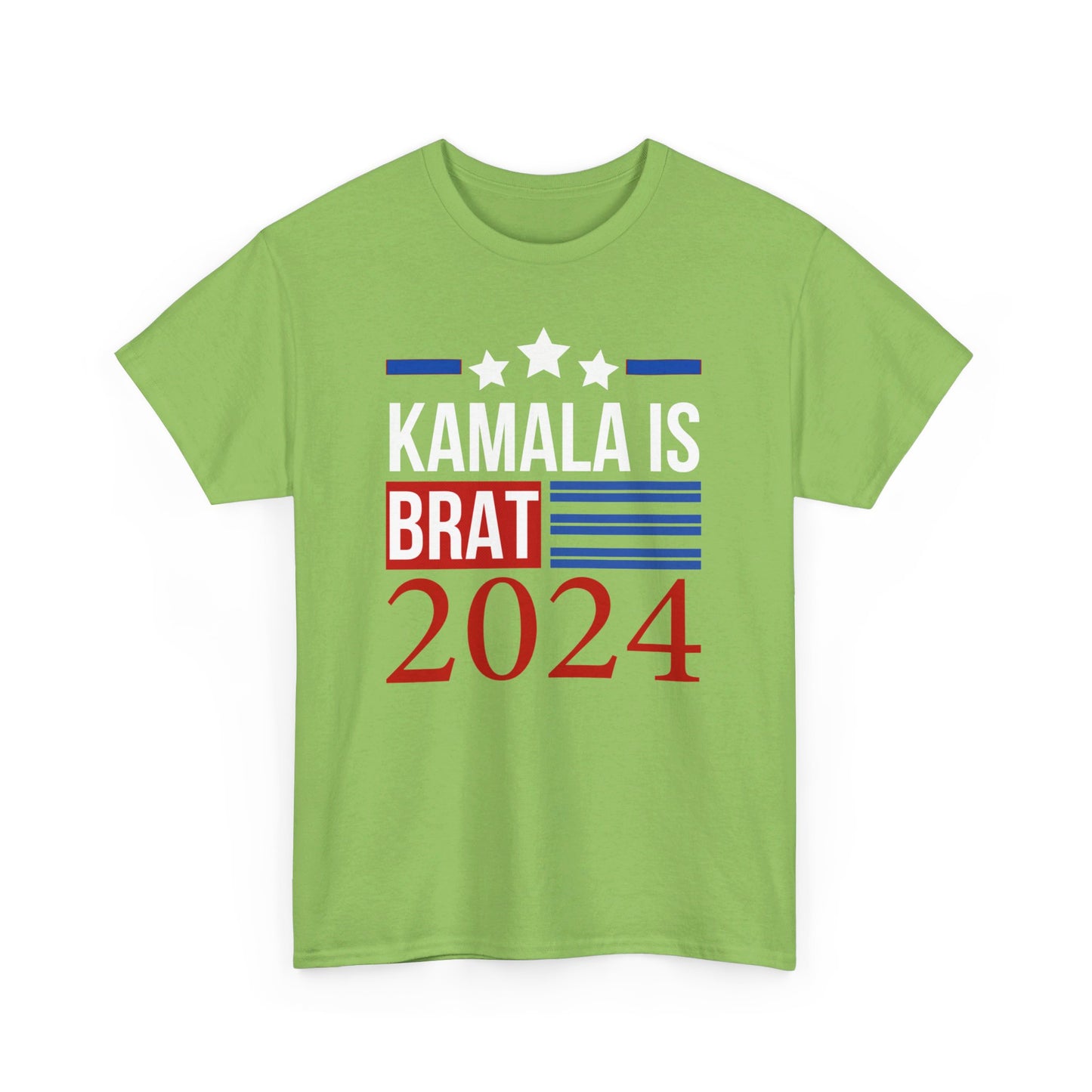 Funny Kamala Harris & Political Statement Lime Green T-Shirts | Bold Election Humor for Cat Lovers