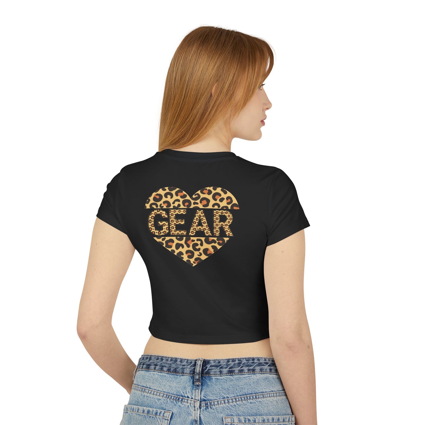 Leopard Print Love Graphic Baby Tee