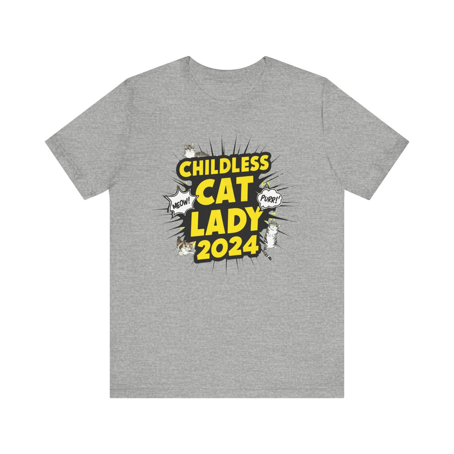 Childless Cat Lady 2024 T-Shirt Collection | Funny Political and Cat Lover Tees for Election Day Humor