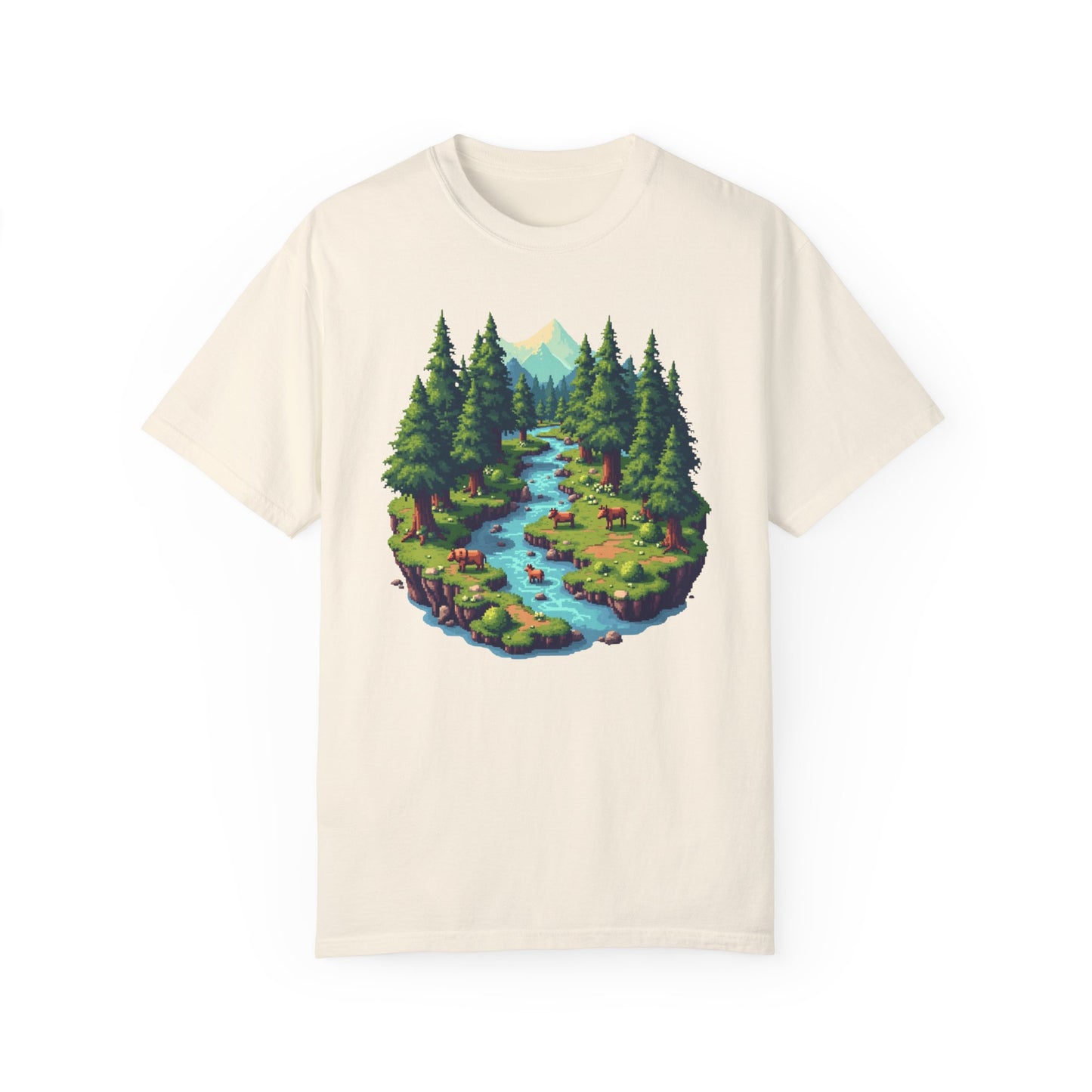 Nature Retreat Unisex Garment-Dyed T-shirt - Outdoor Adventure Design