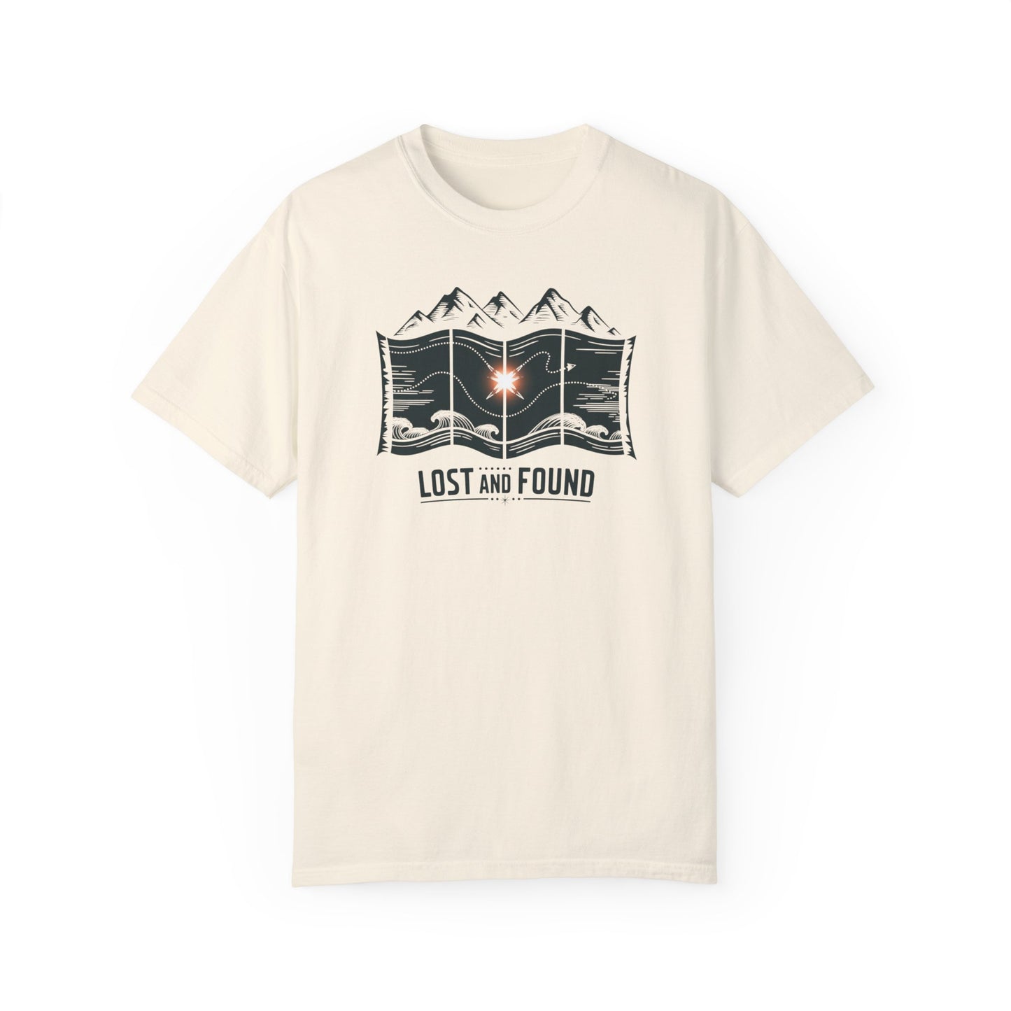 Adventure Awaits Unisex T-Shirt - Lost and Found Design