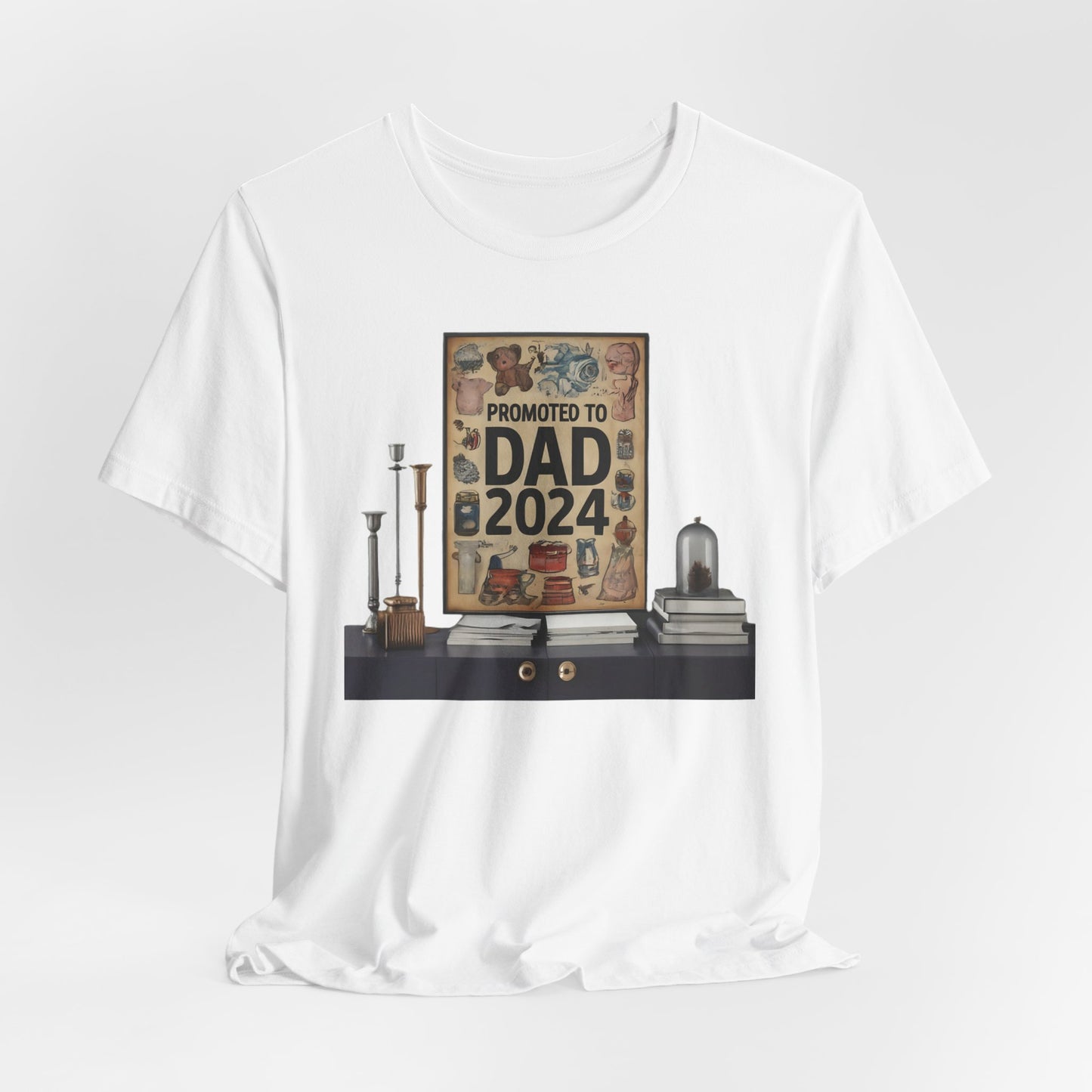 Promoted to Dad 2024 T-Shirt | Celebrate Fatherhood with Style