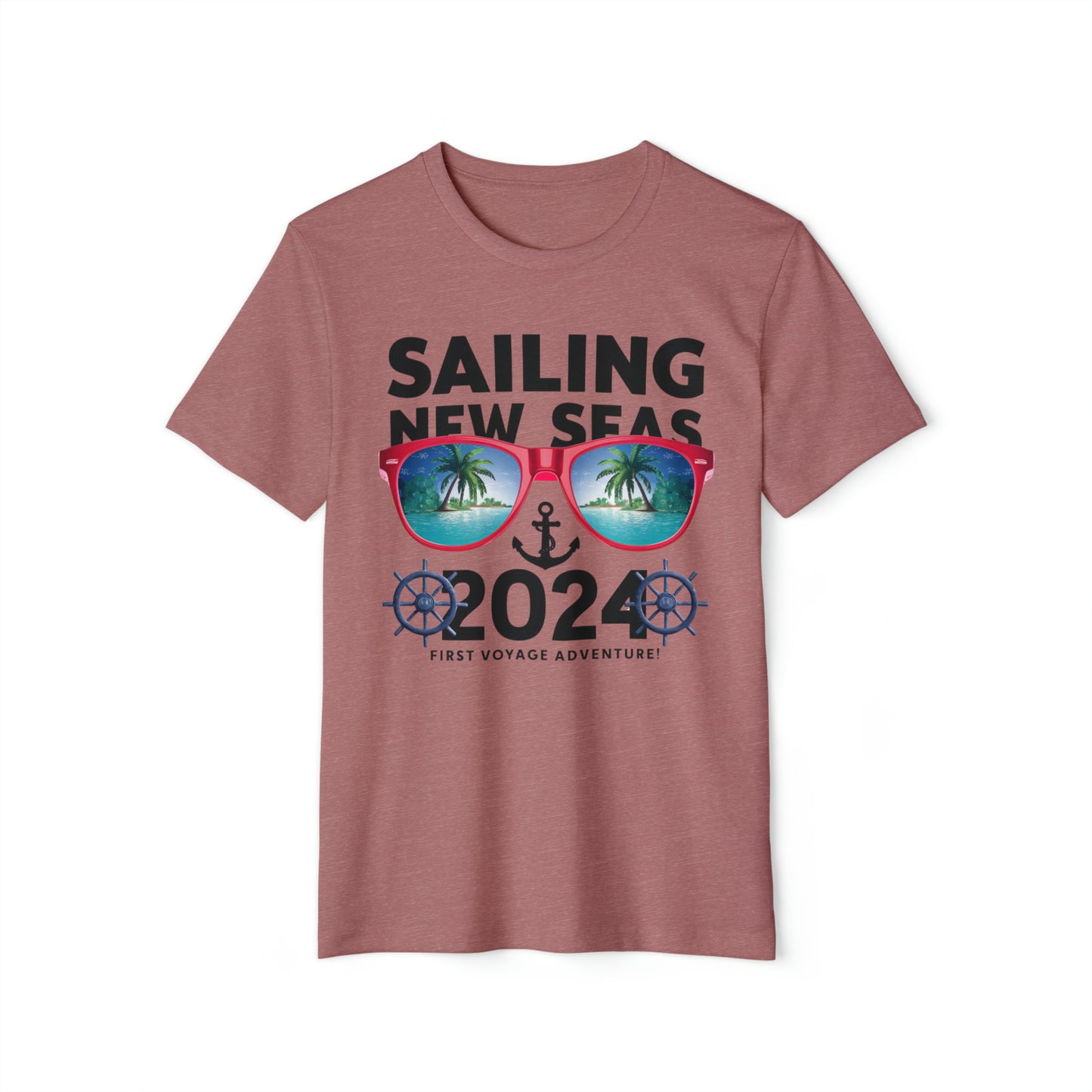 Ocean Adventure EcoTee - Chart Your Course with Our Sailing Sunset Shirt