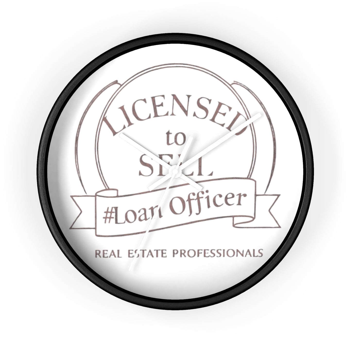 Time to Close Deals, Licensed to Sell Loan Officer Wall Clock