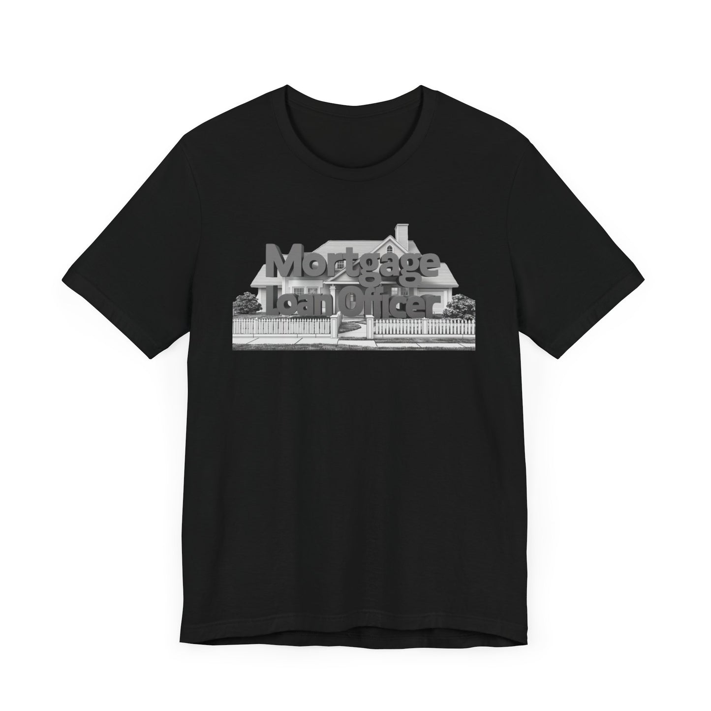 Mortgage Loan Officer t-shirt with a modern design, perfect for mortgage loan officers and real estate professionals.