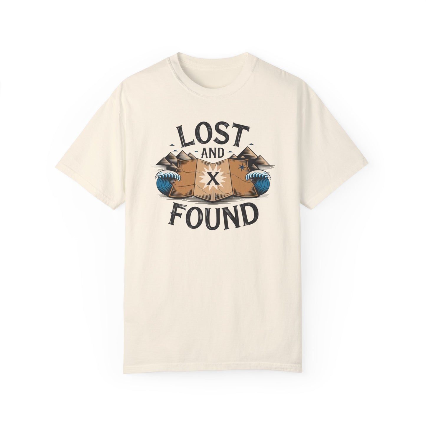 Unisex 'Lost and Found' Garment-Dyed T-Shirt - Adventure & Treasure Seekers