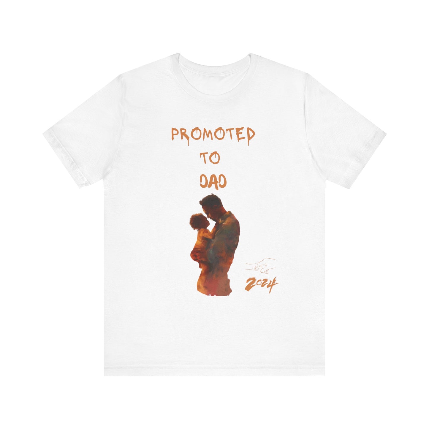 Promoted to Dad 2024 T-Shirt - Perfect Gift for New Dads and Expecting Fathers!