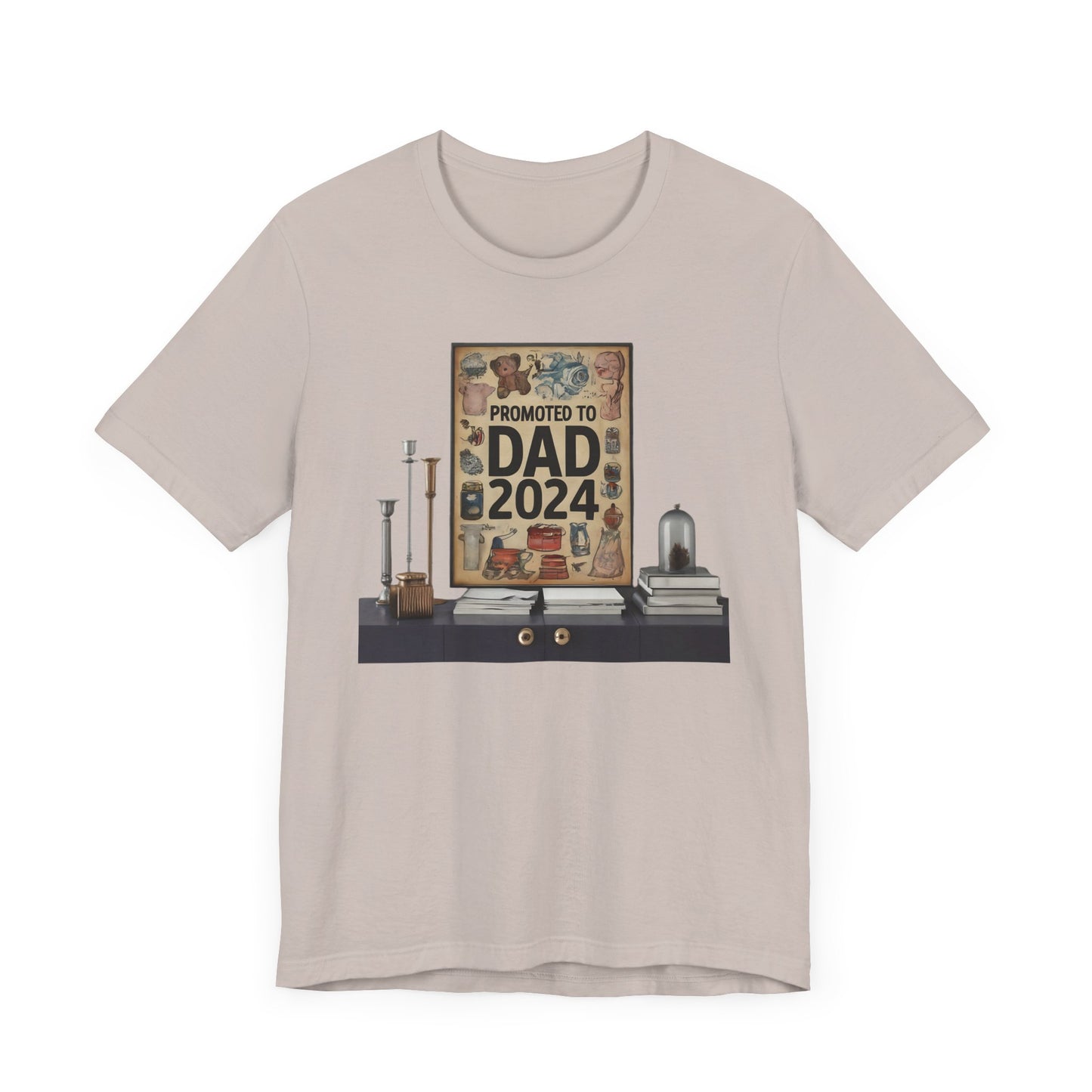 Promoted to Dad 2024 T-Shirt | Celebrate Fatherhood with Style