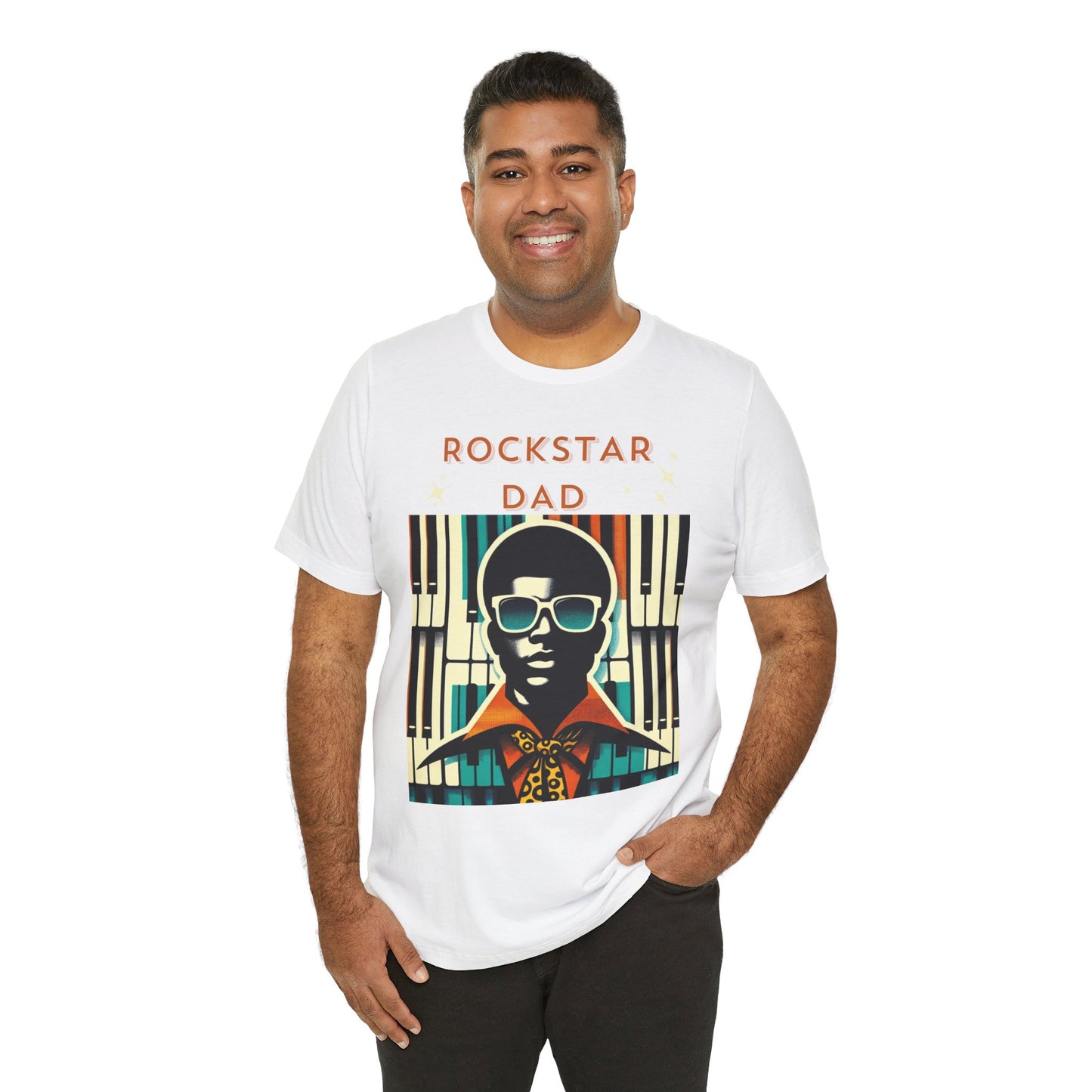 Rockstar Dad T-Shirt - Perfect for Music Loving Fathers