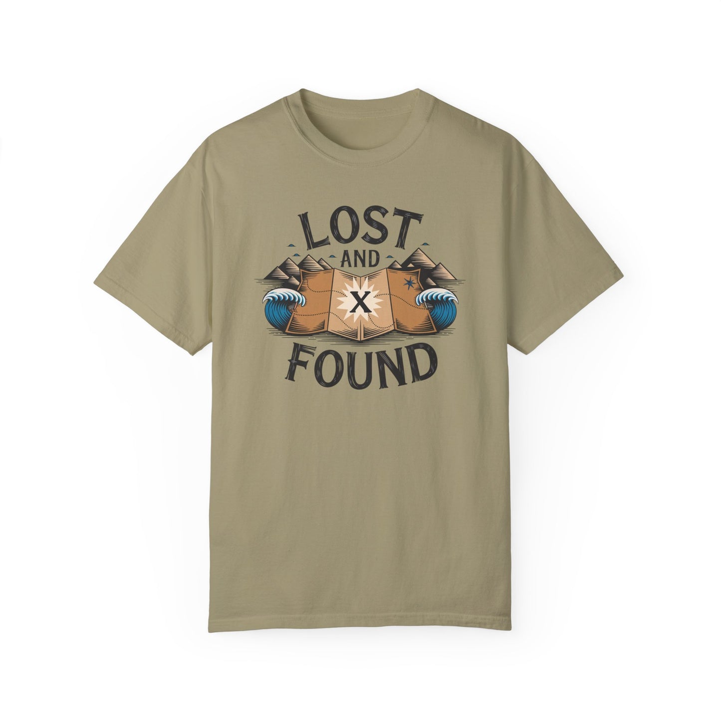 Unisex 'Lost and Found' Garment-Dyed T-Shirt - Adventure & Treasure Seekers