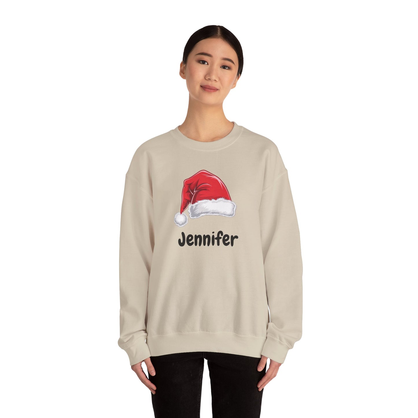 Personalized Santa Christmas Shirt, Custom Xmas Gifts & Holiday Sweatshirts