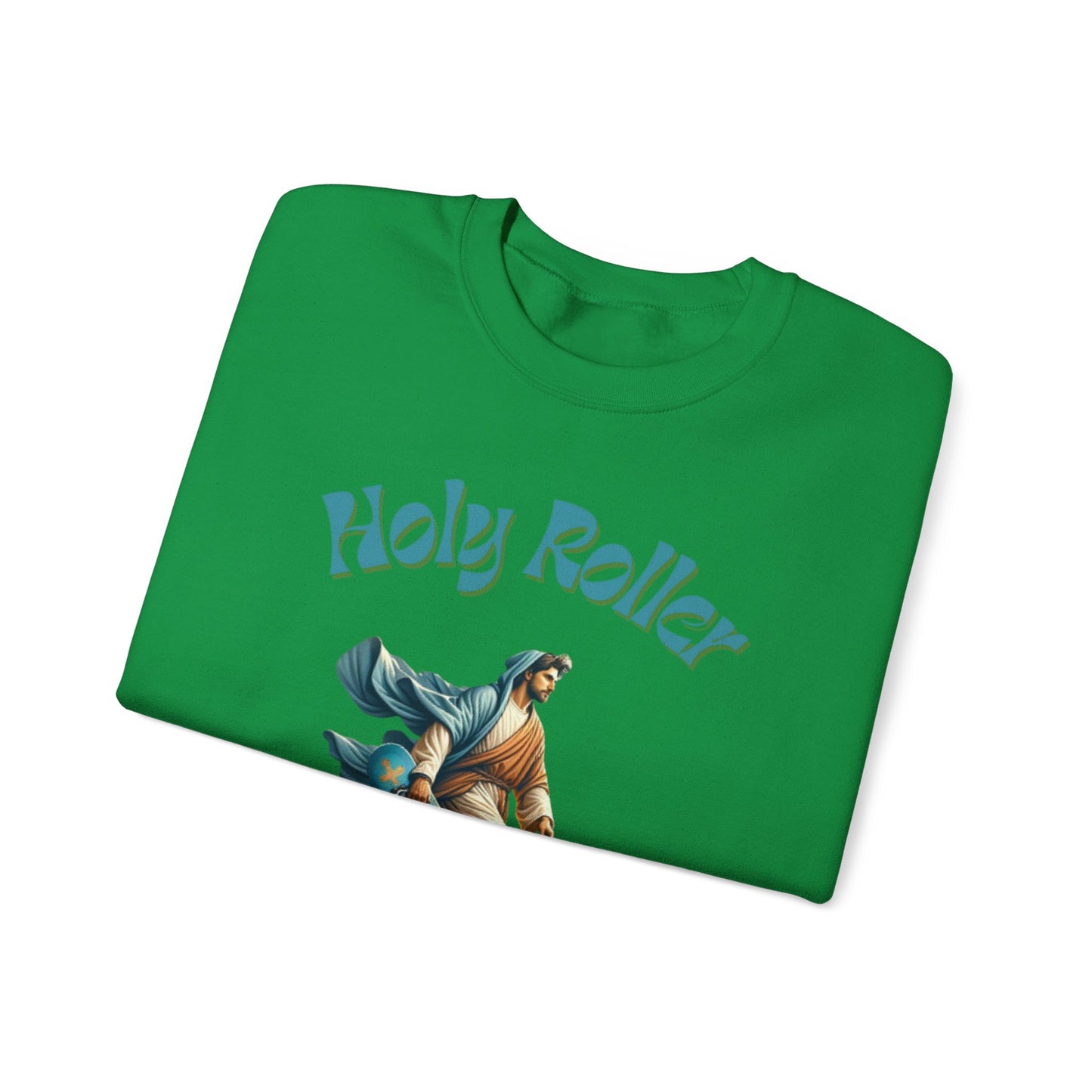 Holy Roller Skateboarding Jesus T-Shirt - Divine Streetwear, Faith-Inspired Skate Tee