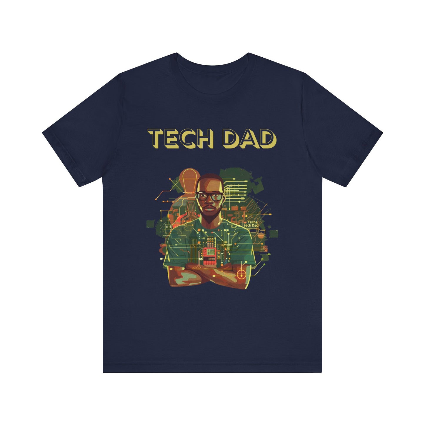 Tech Dad: The Ultimate Circuit Board Tee - Perfect Gift for the Techie Dad!