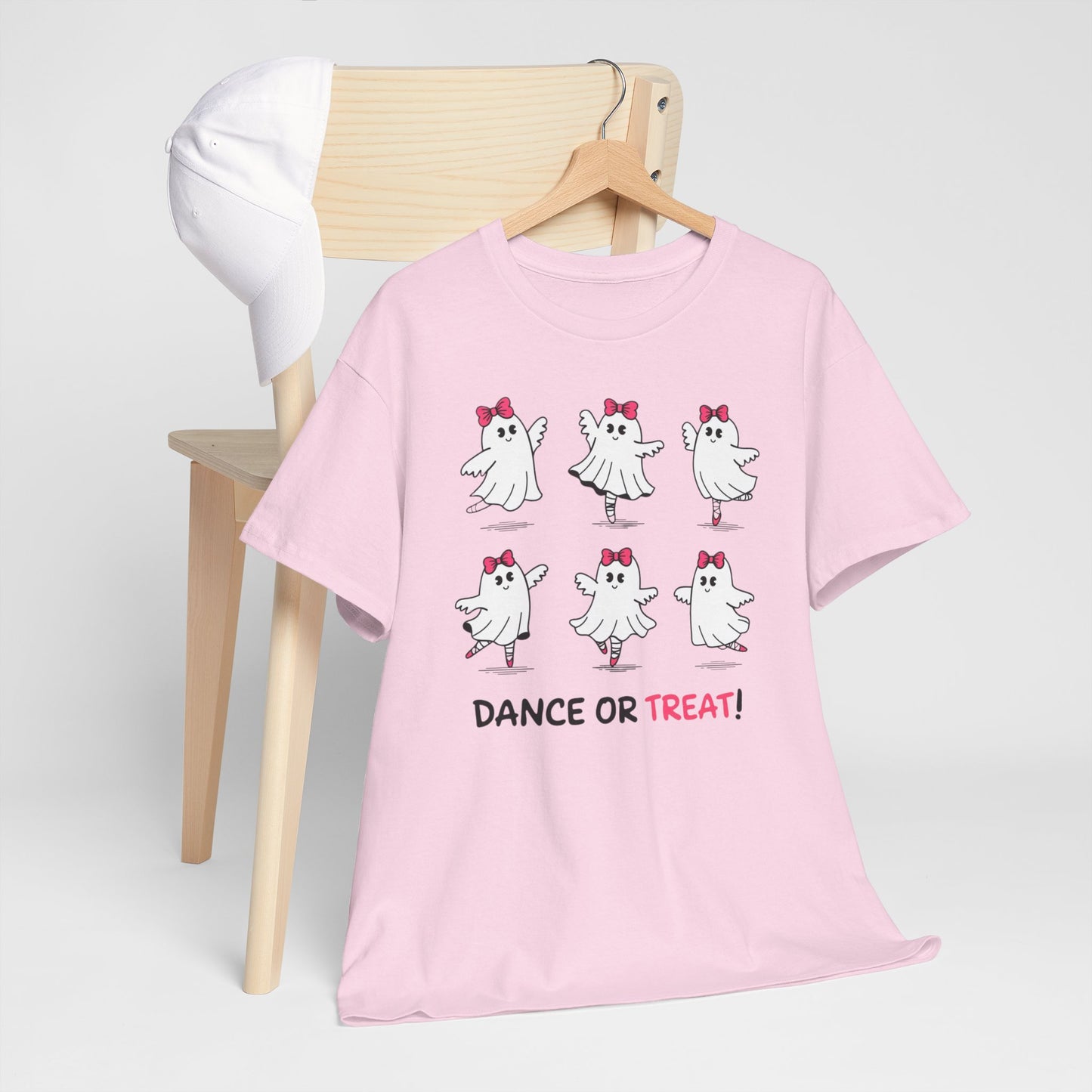 Dance or Treat Ballerina Ghost Shirt - Cute Halloween Dance Lover Gift