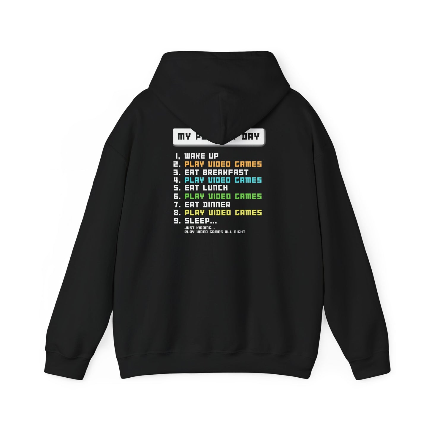 Gaming Life Unisex Heavy Blend™ Hooded Sweatshirt - Gamer's Daily Routine