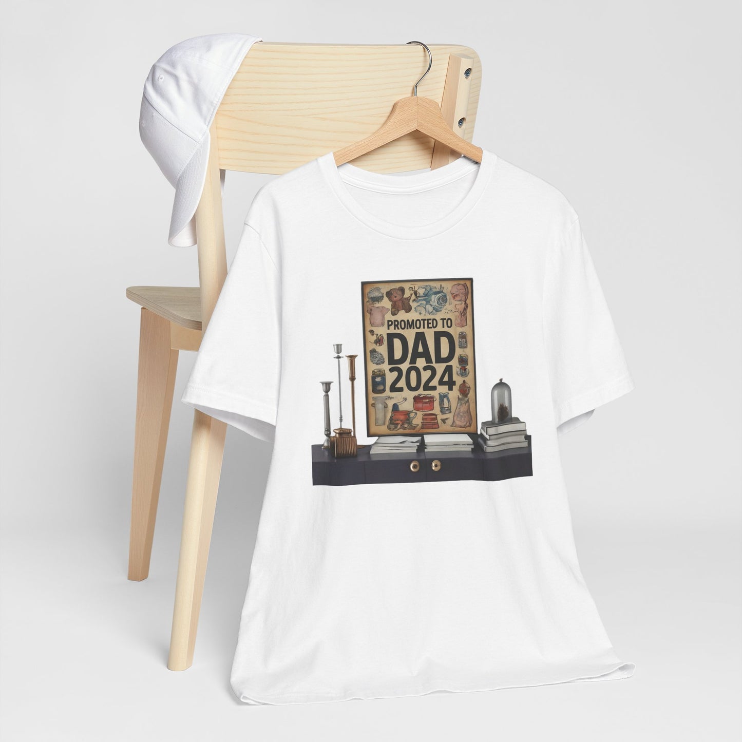 Promoted to Dad 2024 T-Shirt | Celebrate Fatherhood with Style