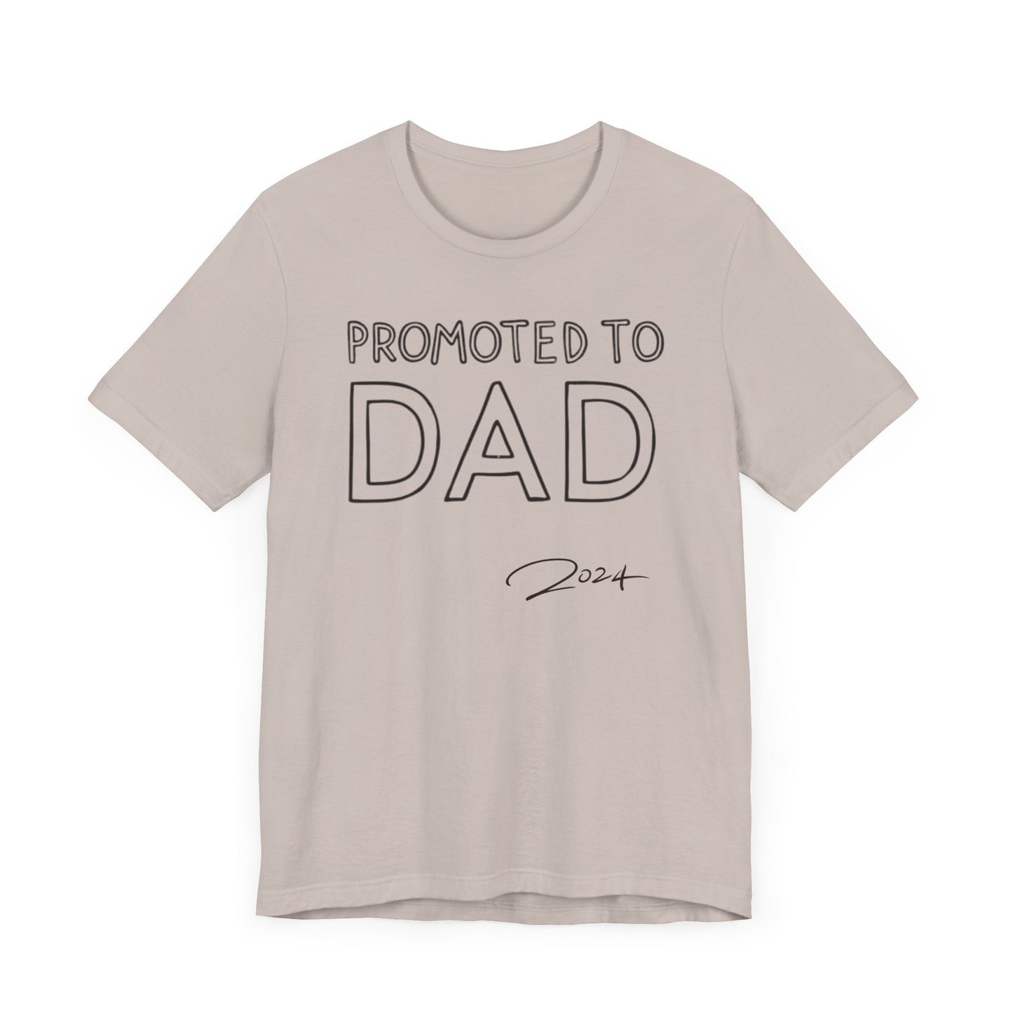 Promoted to Dad 2024 T-Shirt | Celebrate Fatherhood with Style