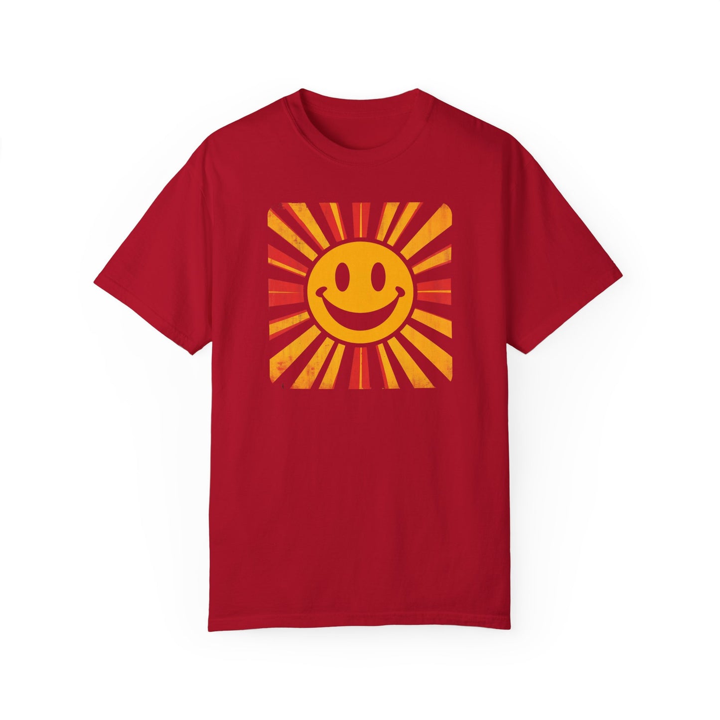 Sunshine Smiles Unisex Garment-Dyed T-Shirt