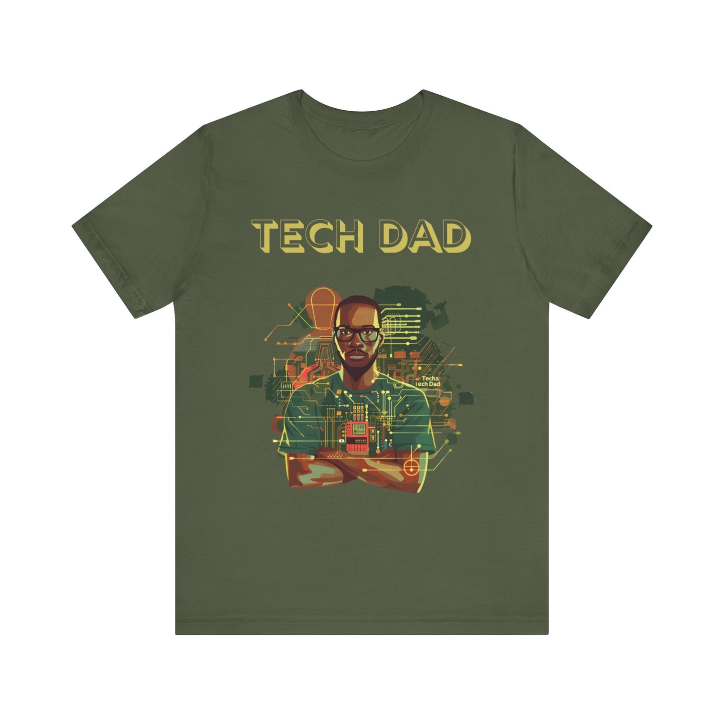 Tech Dad: The Ultimate Circuit Board Tee - Perfect Gift for the Techie Dad!