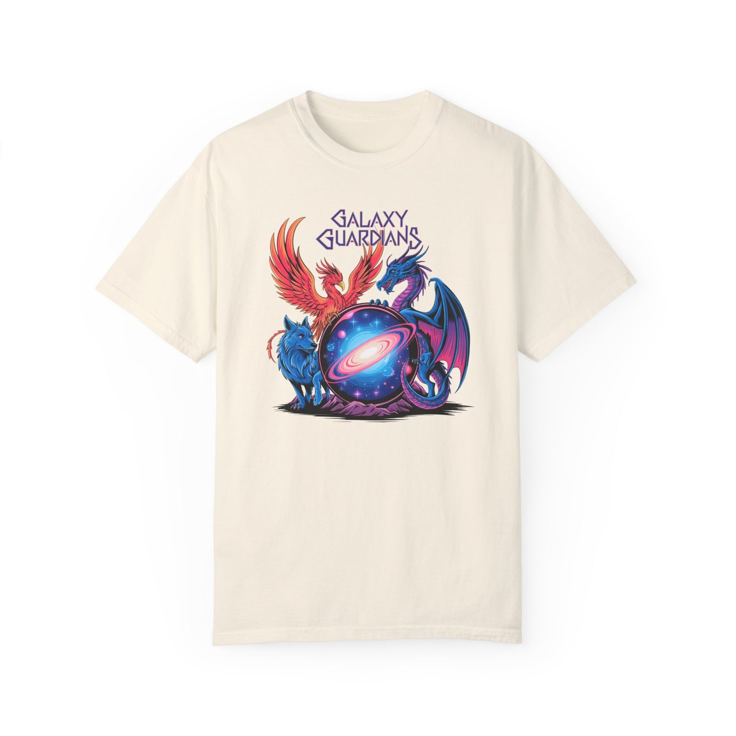 Galaxy Guardians Unisex Garment-Dyed T-Shirt - Fantasy Graphic Tee