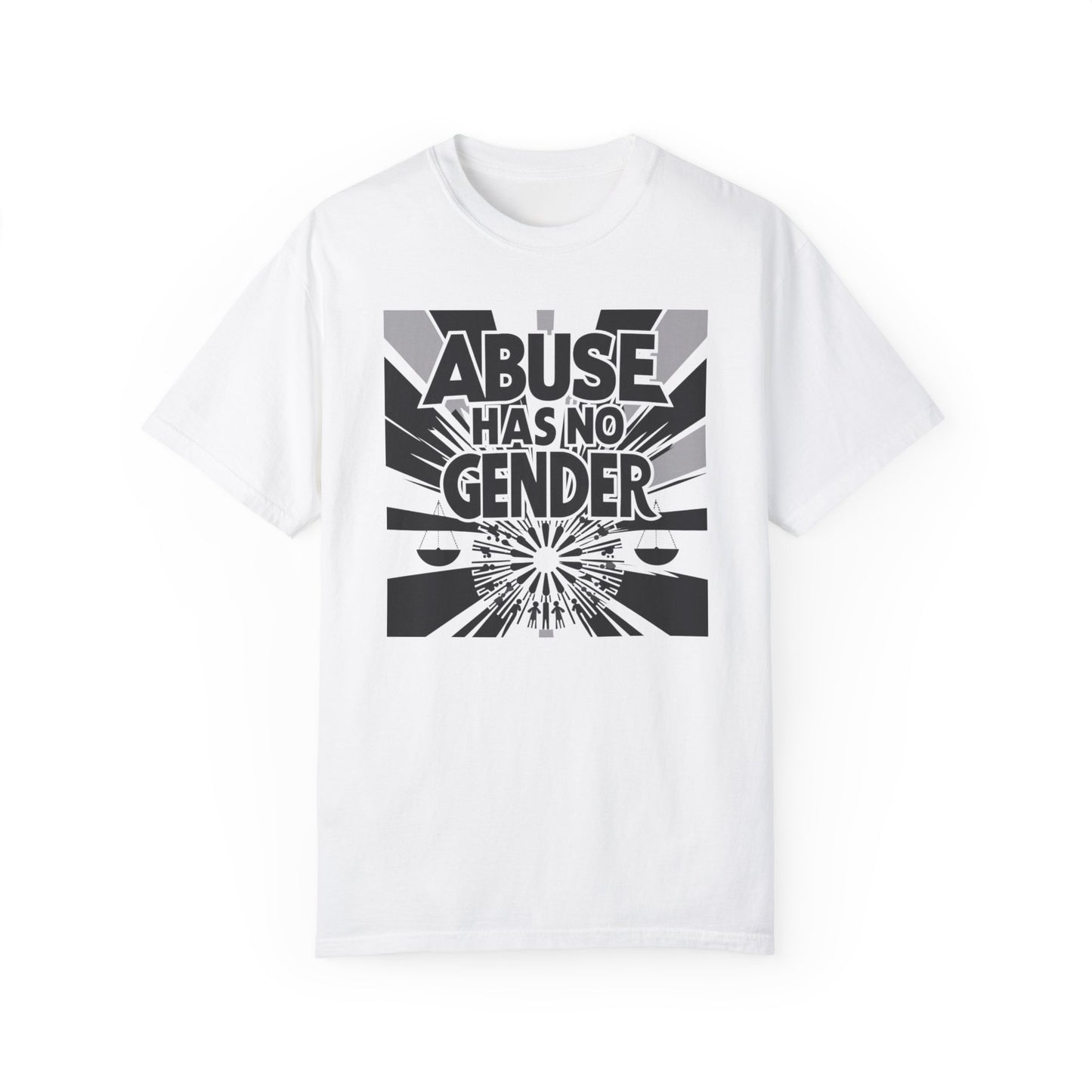 Equality Statement Tee: Abuse Has No Gender