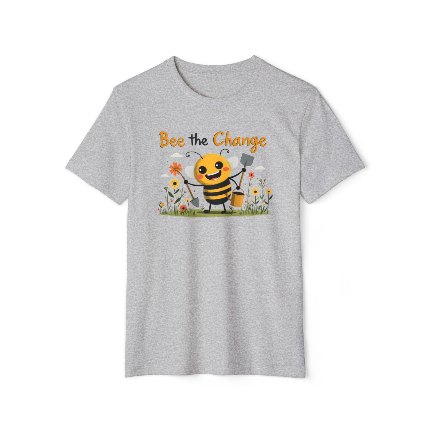 Bee the Change Unisex Organic T-Shirt - Eco-Friendly Fun Wear