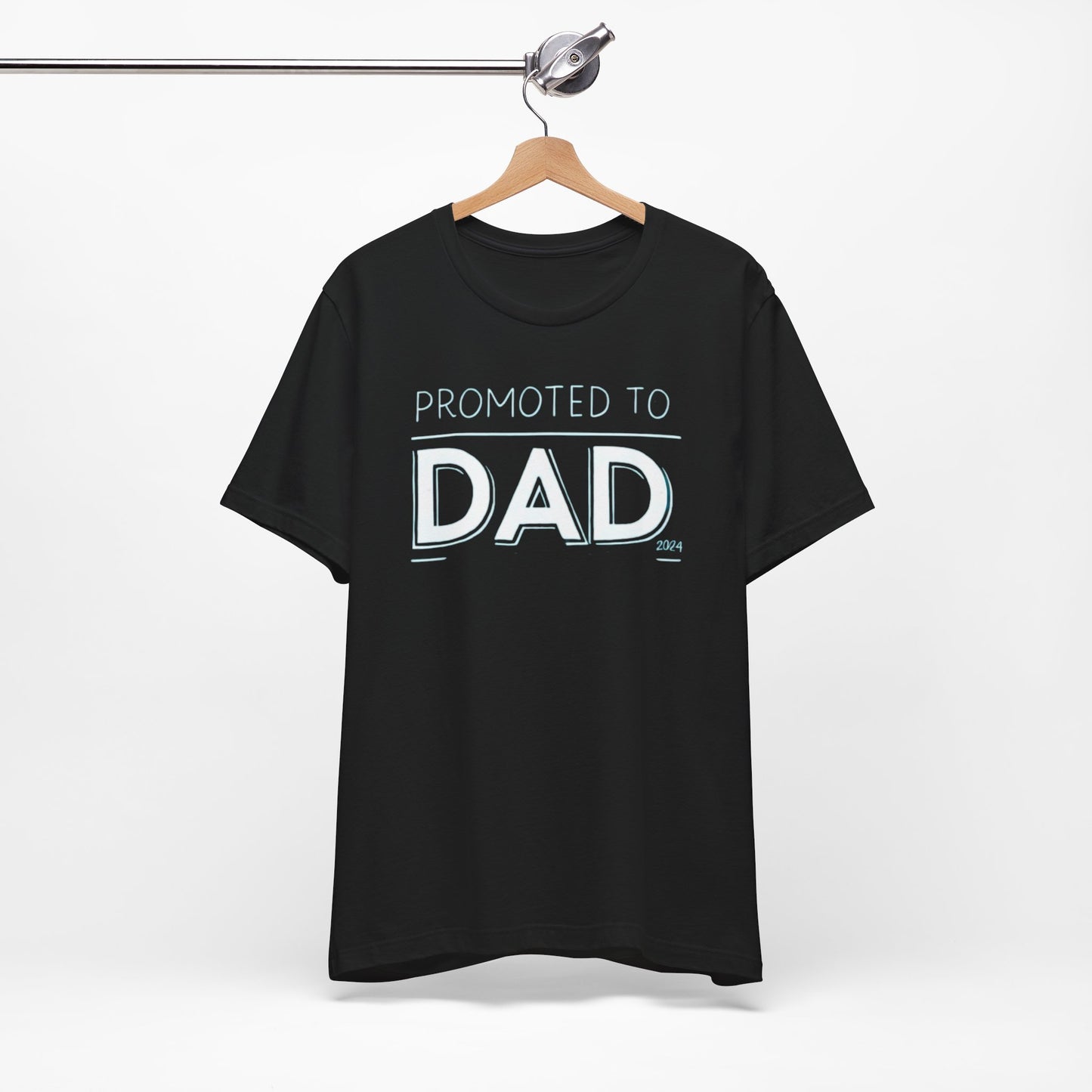 Promoted to Dad 2024 T-Shirt | Celebrate Fatherhood with Style