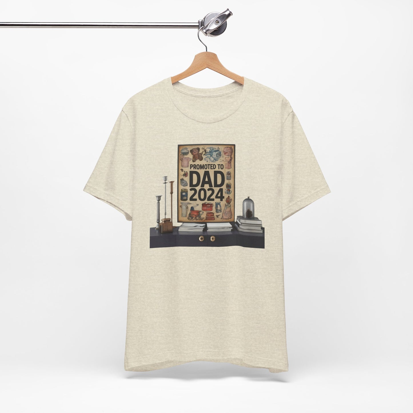 Promoted to Dad 2024 T-Shirt | Celebrate Fatherhood with Style