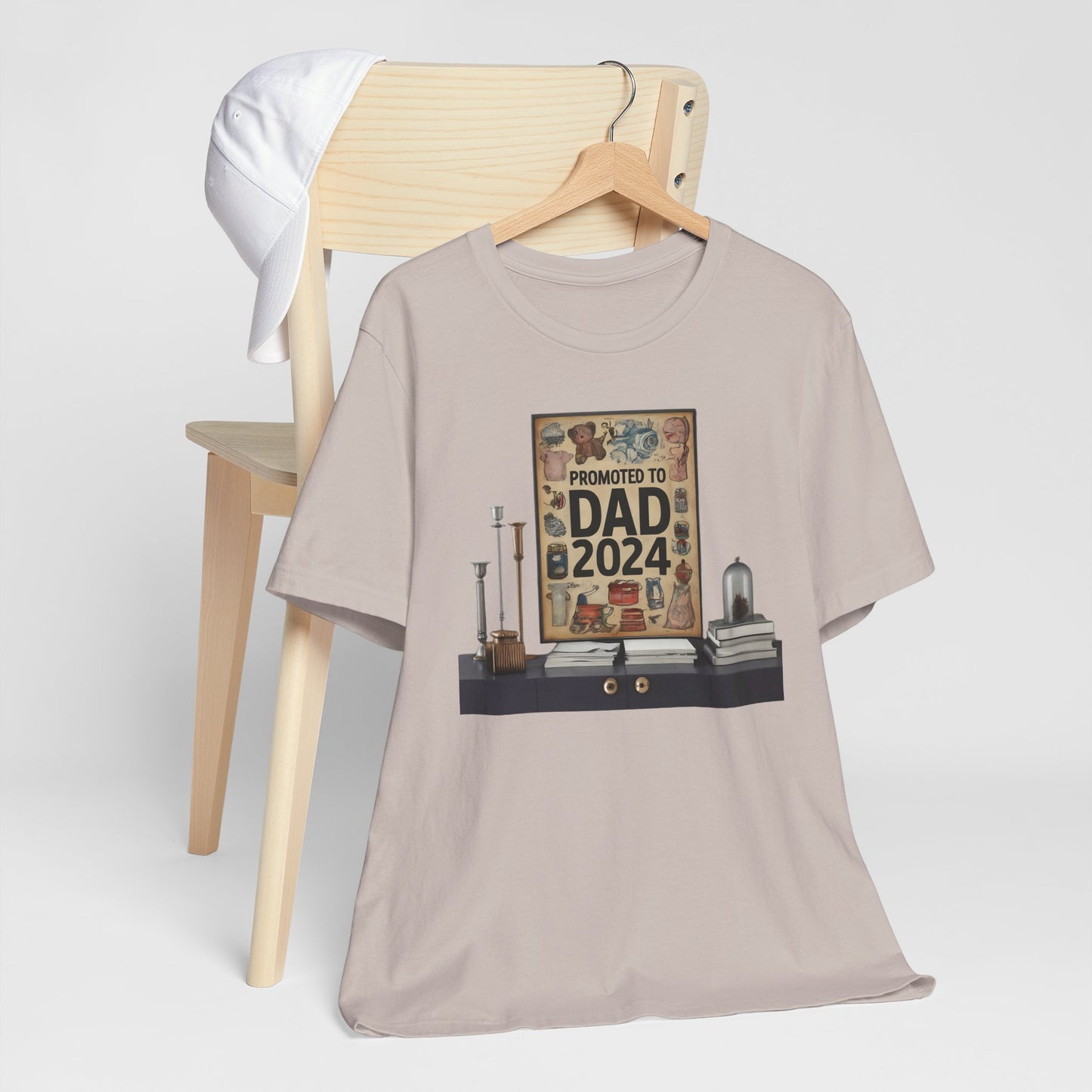 Promoted to Dad 2024 T-Shirt | Celebrate Fatherhood with Style