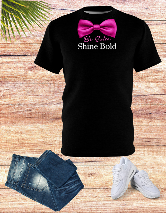 Posh Pink Bowtie Tee: Strut with Confidence