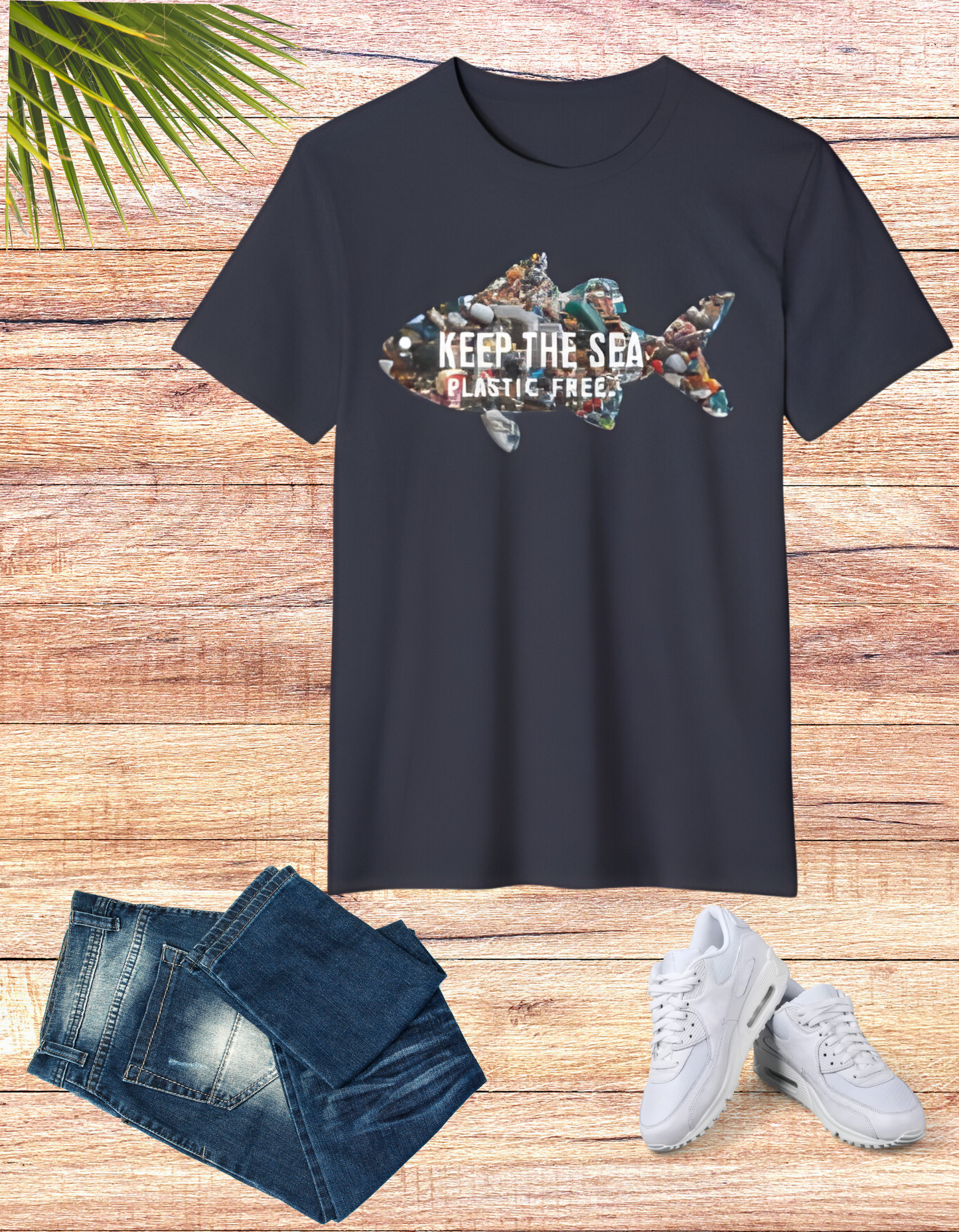 Keep the Sea Plastic Free: Eco-Friendly Organic Cotton Tee