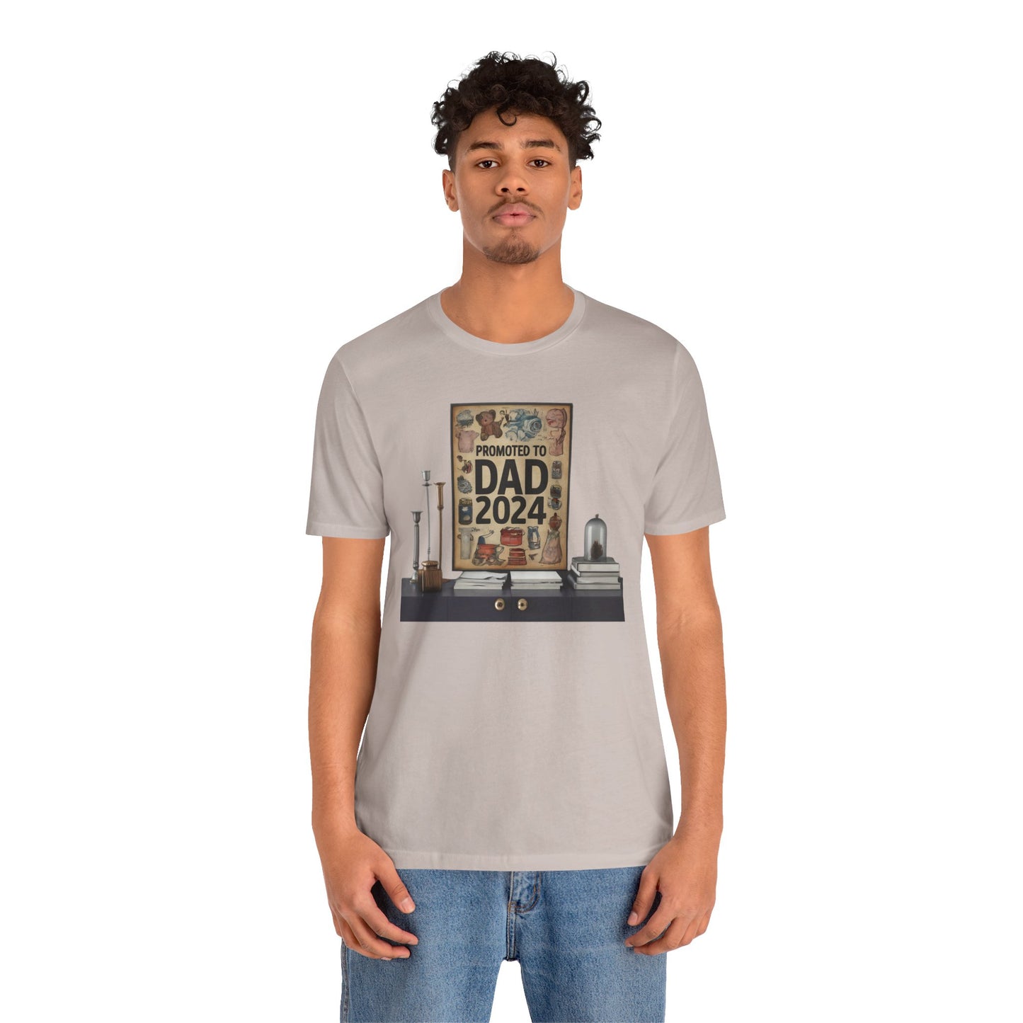 Promoted to Dad 2024 T-Shirt | Celebrate Fatherhood with Style