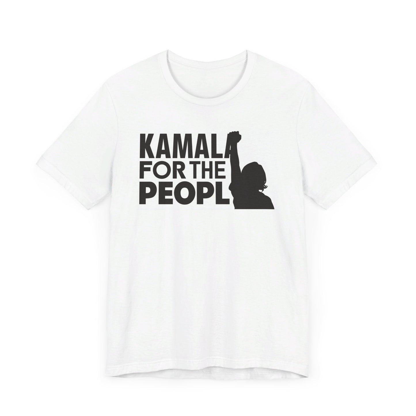 Kamala Harris 'For The People' Fist Silhouette T-Shirt - Stand for Equality