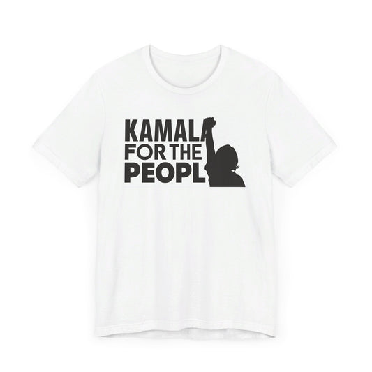 Kamala Harris 'For The People' Fist Silhouette T-Shirt - Stand for Equality