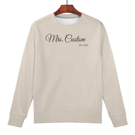 Custom Mrs. Sweatshirt | Bridal Shower Gift, Engagement, New Mrs., Wedding | Bride Tshirt