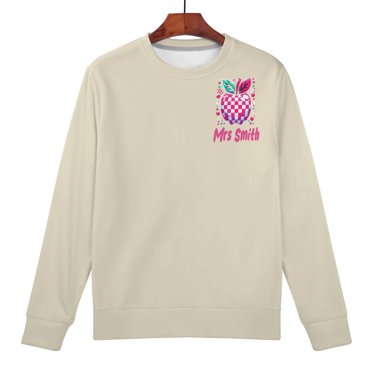 Cozy sweatshirt with the text "My Teacher Gift" in a chalkboard-inspired font.