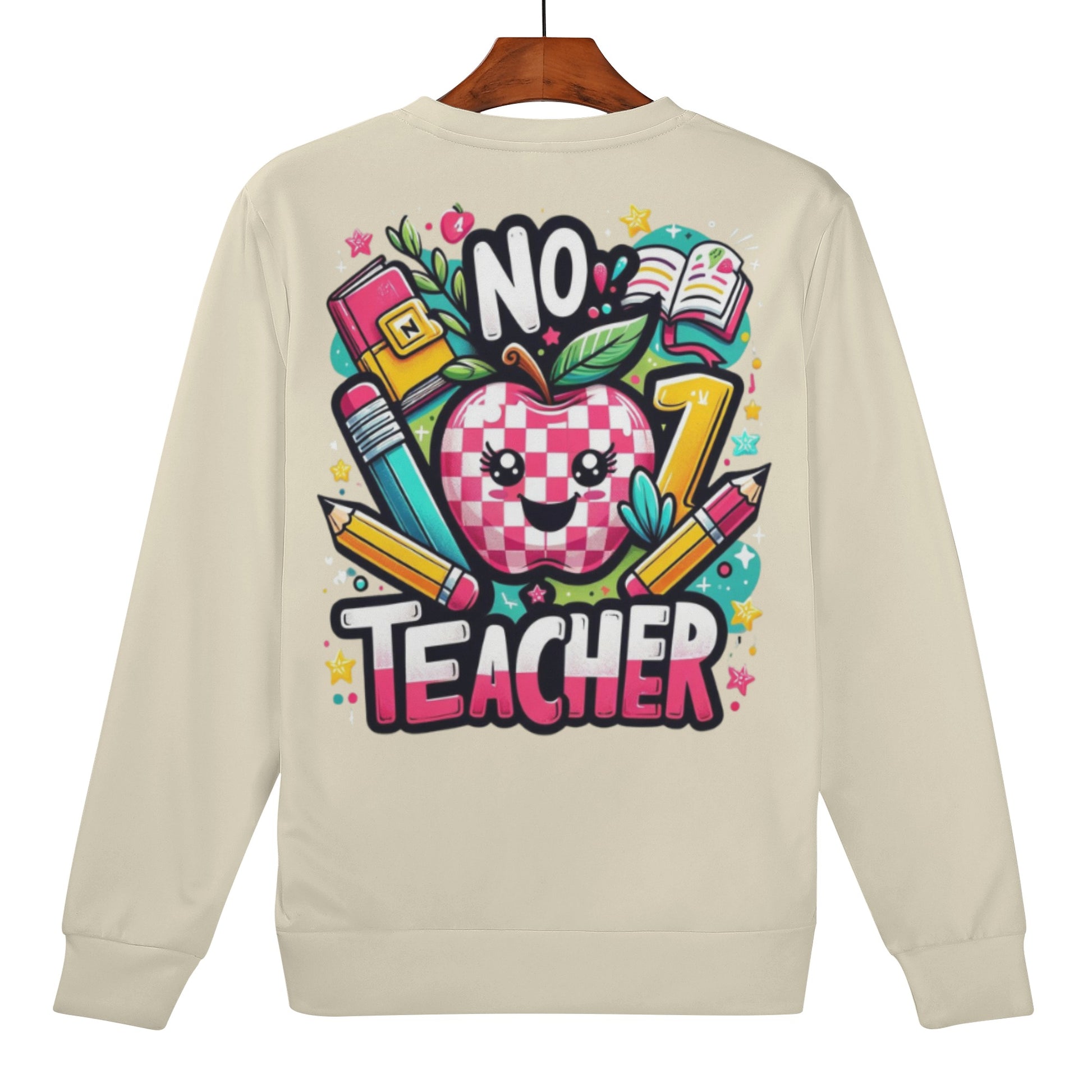 Cozy sweatshirt with the text "My Teacher Gift" in a chalkboard-inspired font.