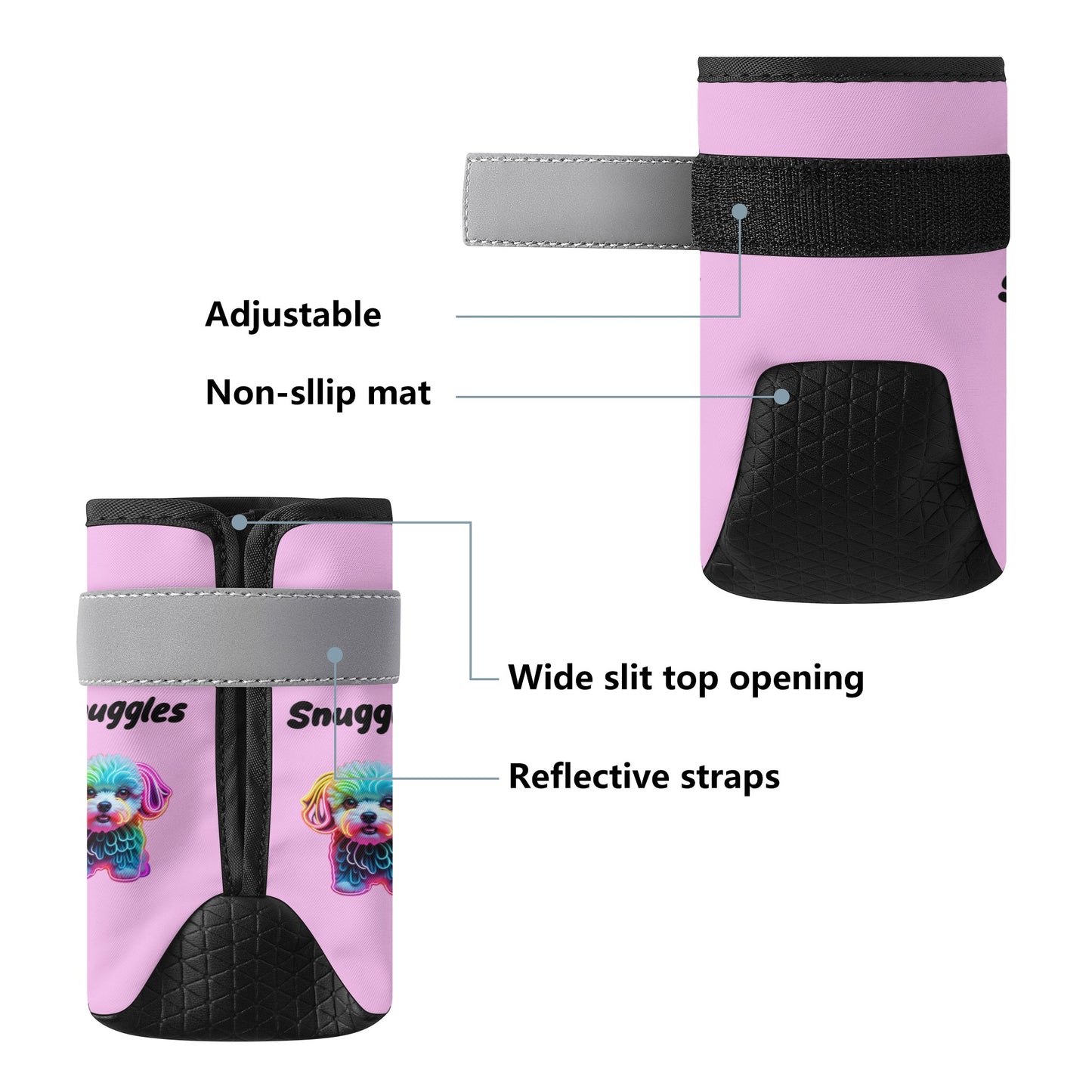 Paw-fect Fit - Customizable Non-Slip Dog Socks