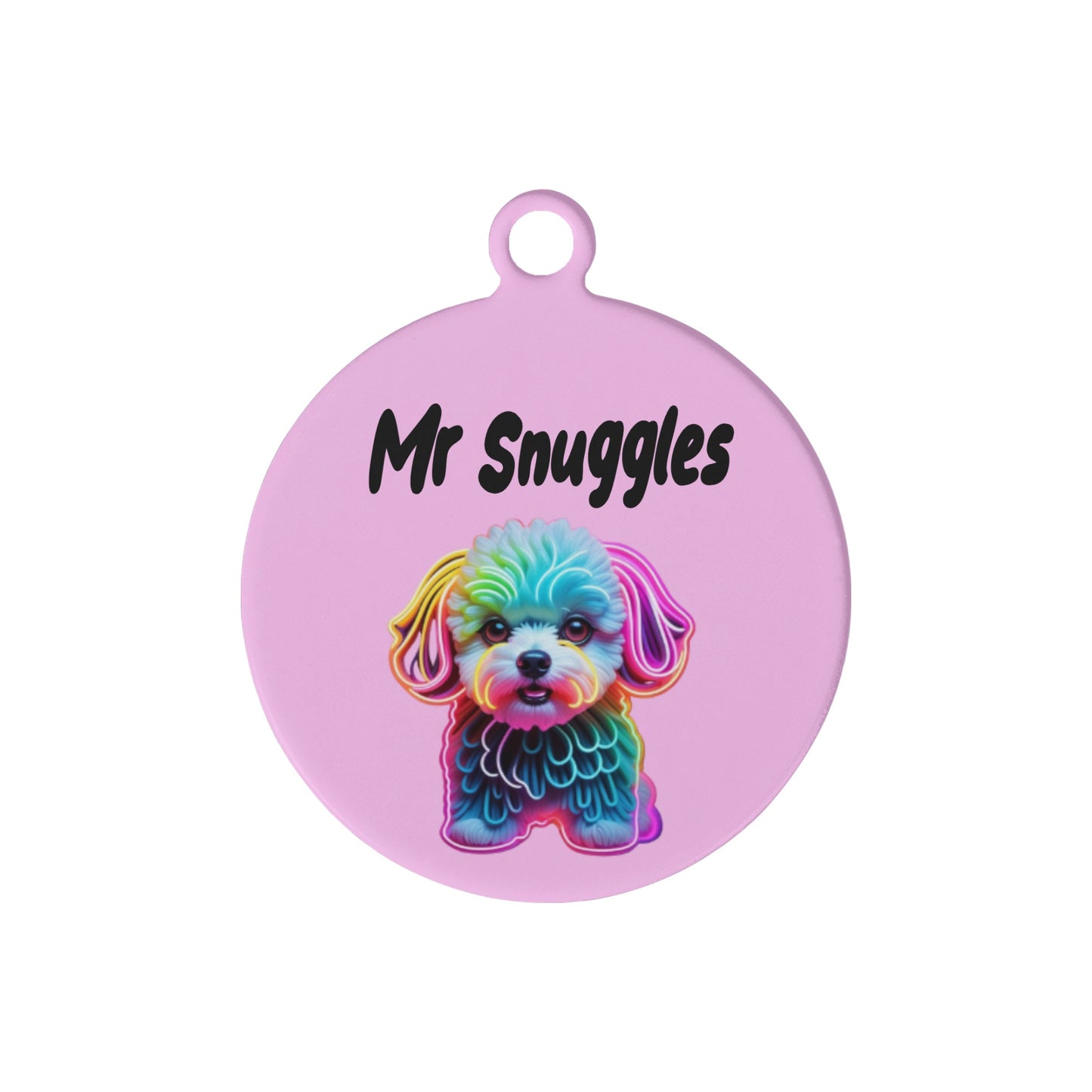 Personalized Pawsitively Yours - Engraved Alloy Pet Dog ID Tag