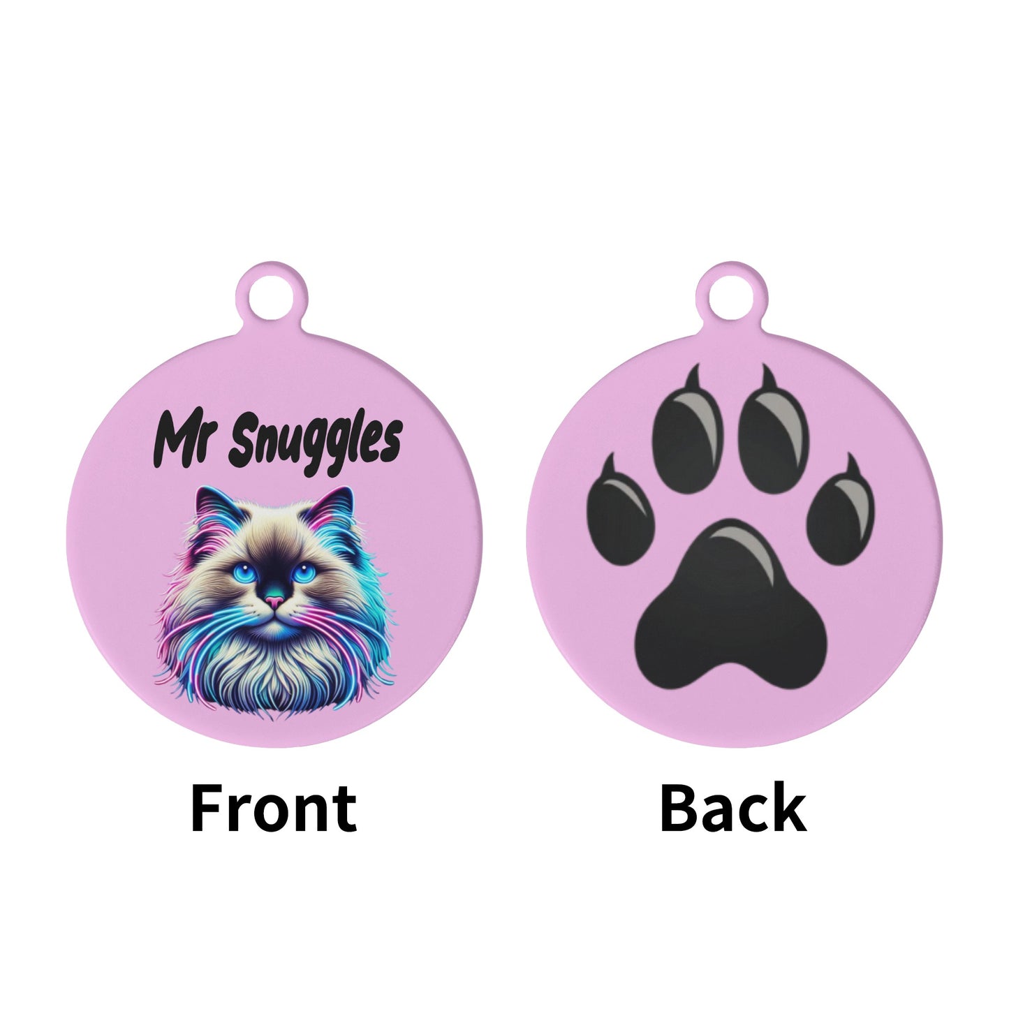 Pawsitively Yours - Engraved Alloy Pet ID Tag