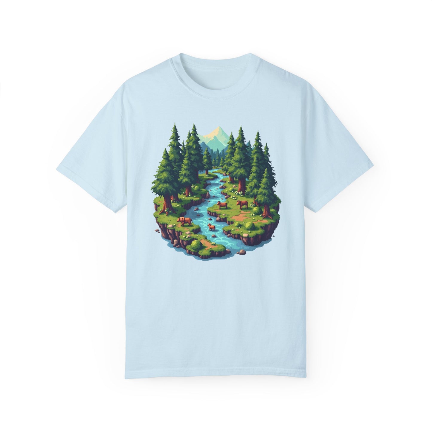 Nature Retreat Unisex Garment-Dyed T-shirt - Outdoor Adventure Design