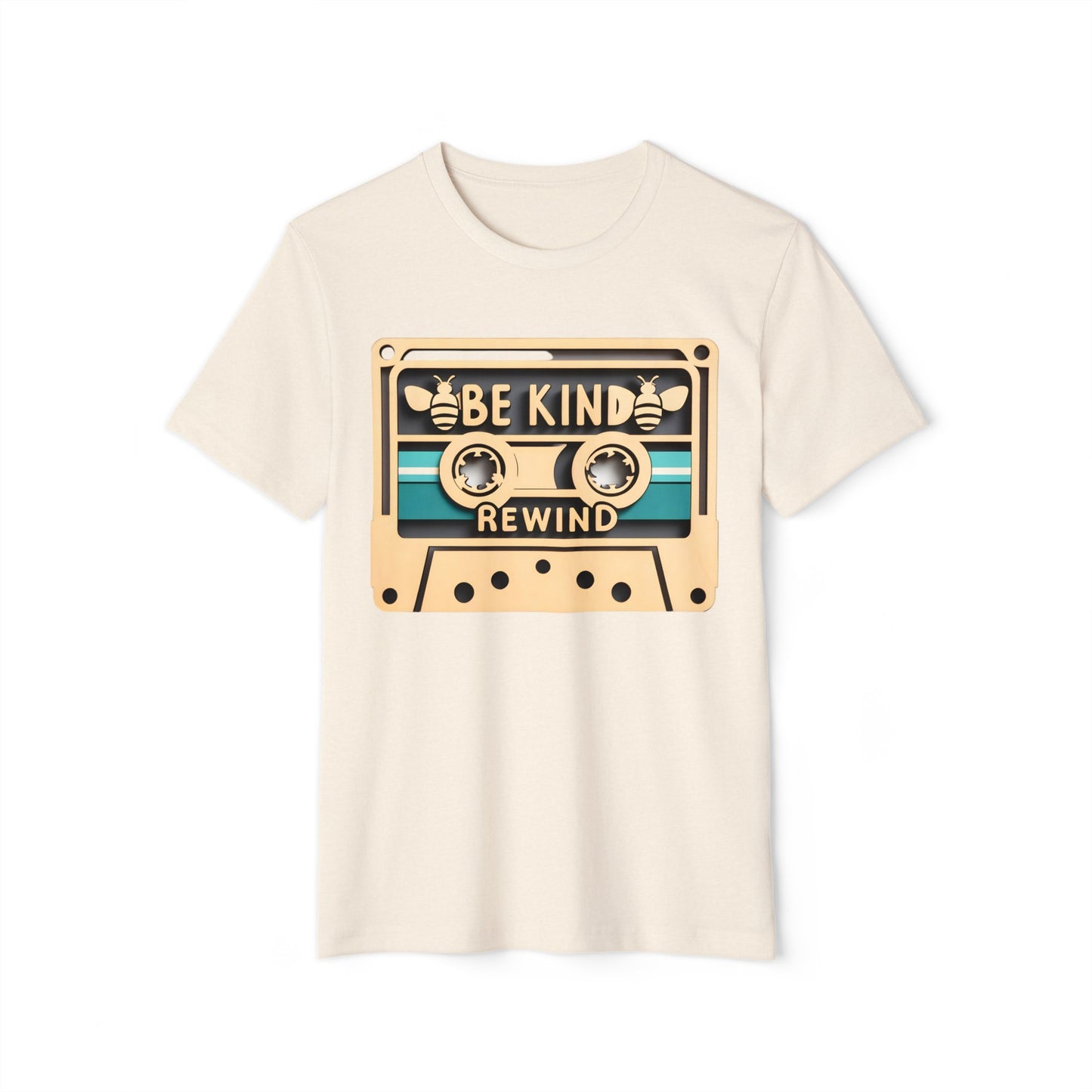 Bee Kind, Rewind: Retro Eco-Friendly Organic Cotton Tee