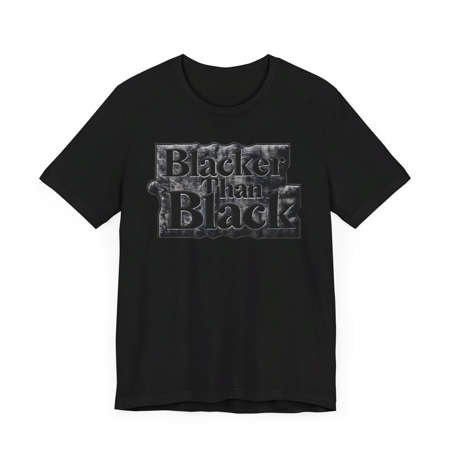 Noir Velvet Tee - 'Blacker Than Black' Bold Statement