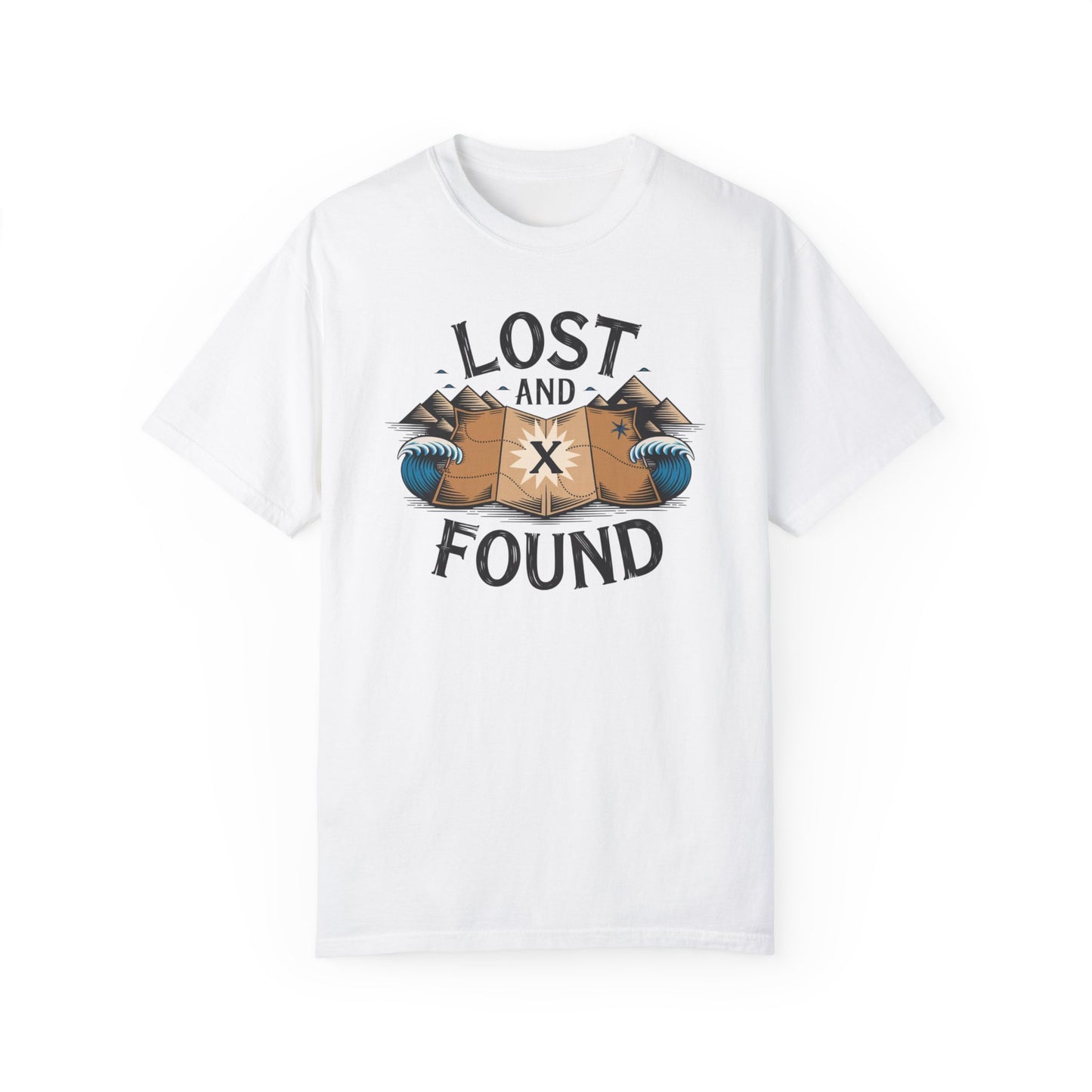 Unisex 'Lost and Found' Garment-Dyed T-Shirt - Adventure & Treasure Seekers