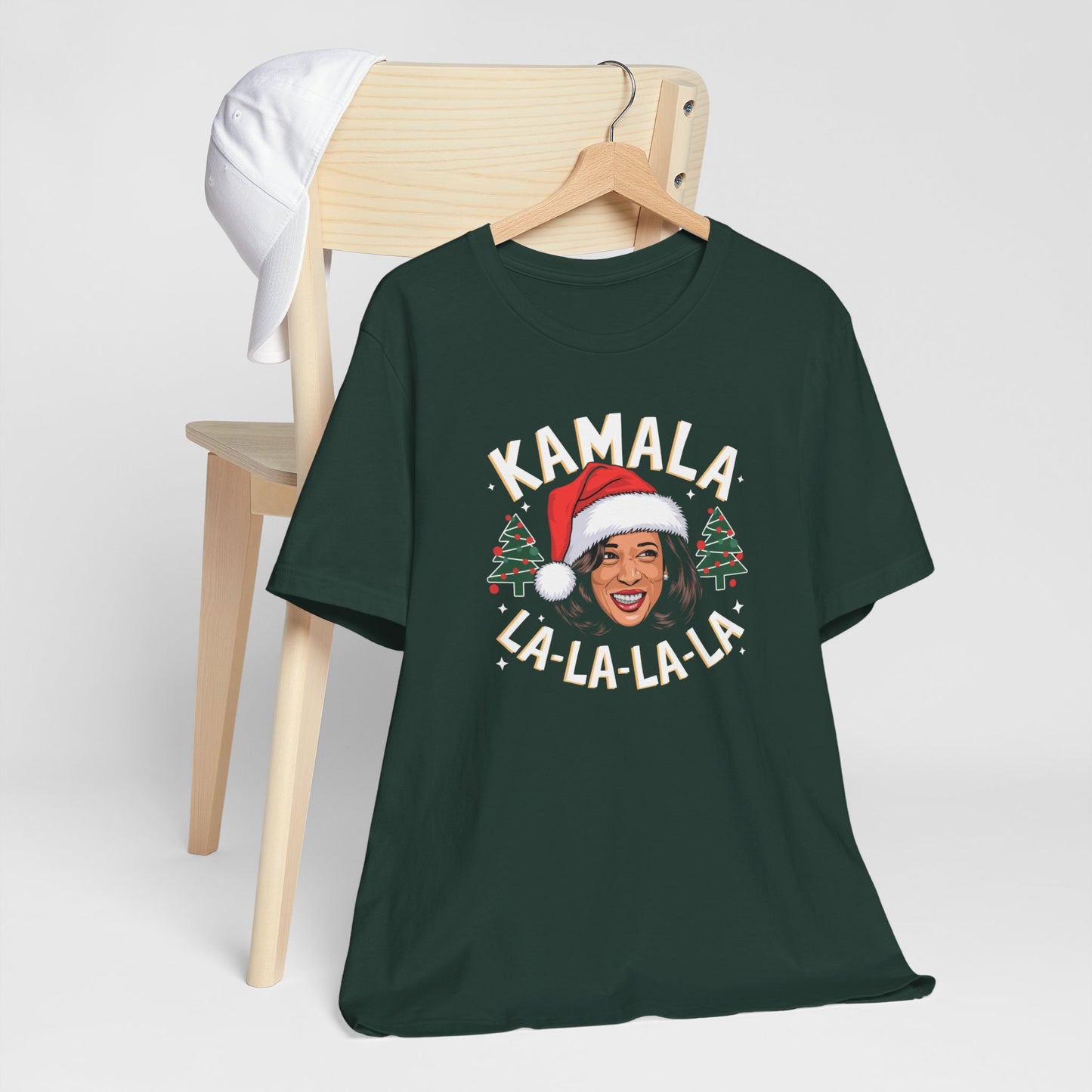 Kamala Harris Christmas Shirt, Hilarious "La-La-La-La" Design