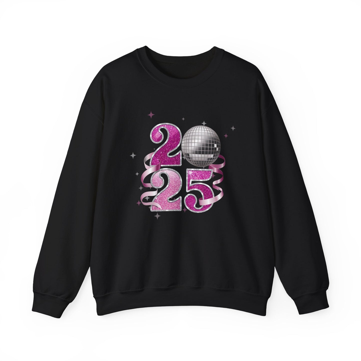 2025 Glitter Disco Unisex Crewneck Sweatshirt