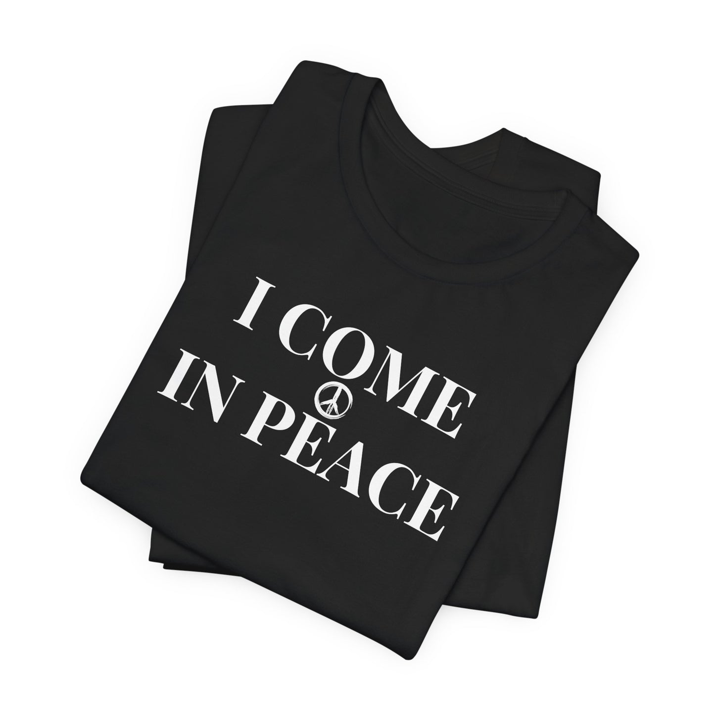 Couples Funny T-Shirts, "I Come in Peace" & "I'm Peace"