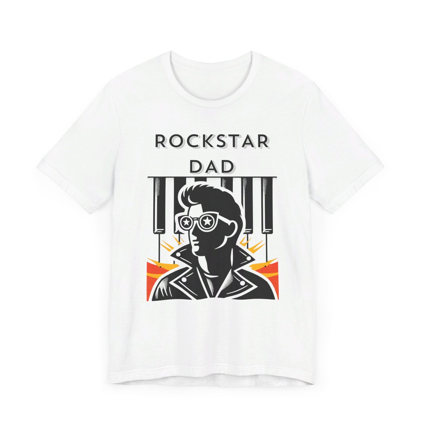 Rockstar Dad T-Shirt - Perfect for Music Loving Fathers